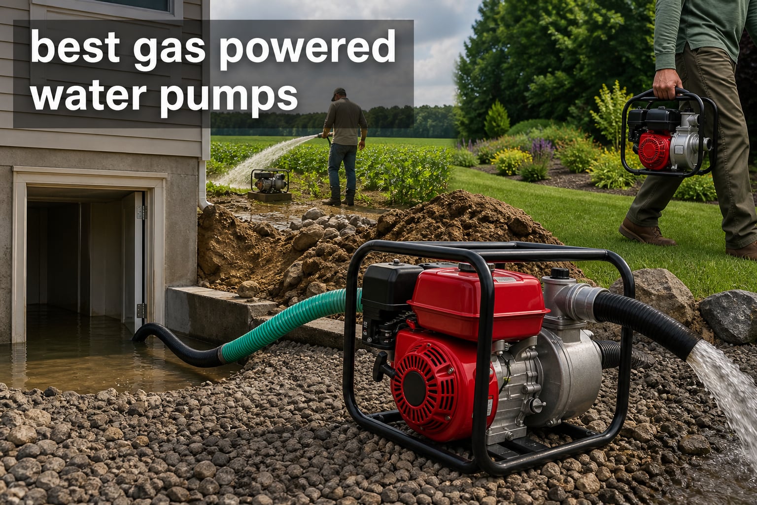 best gas powered water pumps