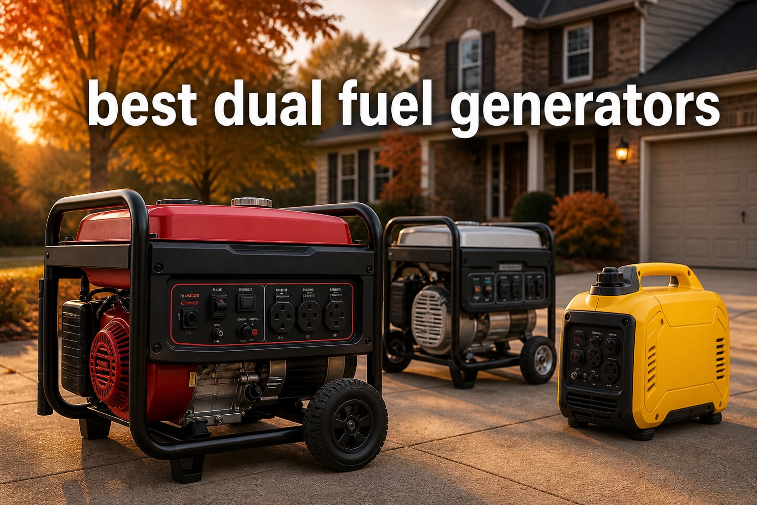 best dual fuel generators