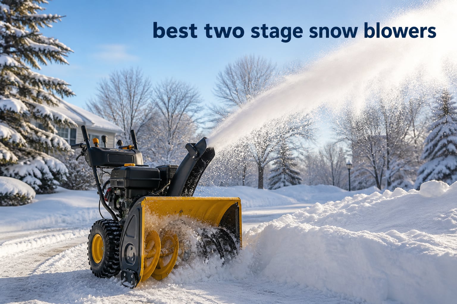 best two stage snow blowers
