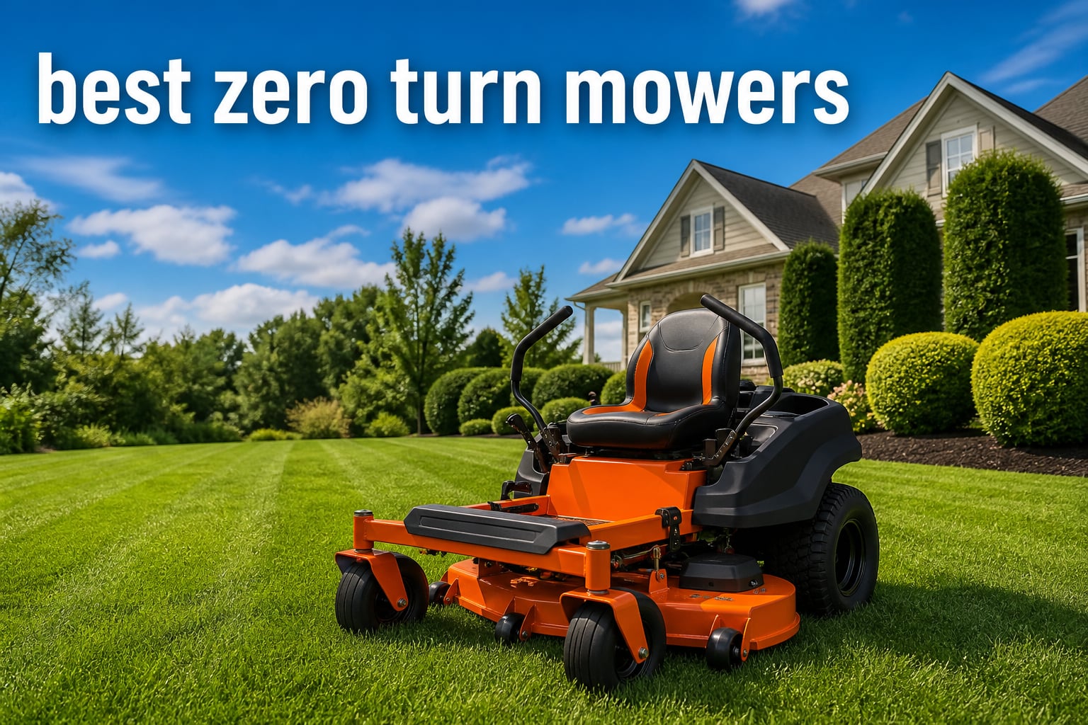 best zero turn mowers