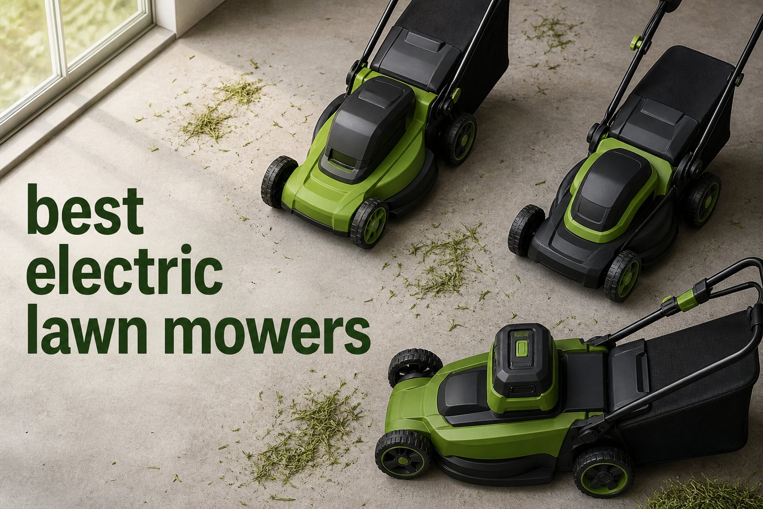 best electric lawn mowers
