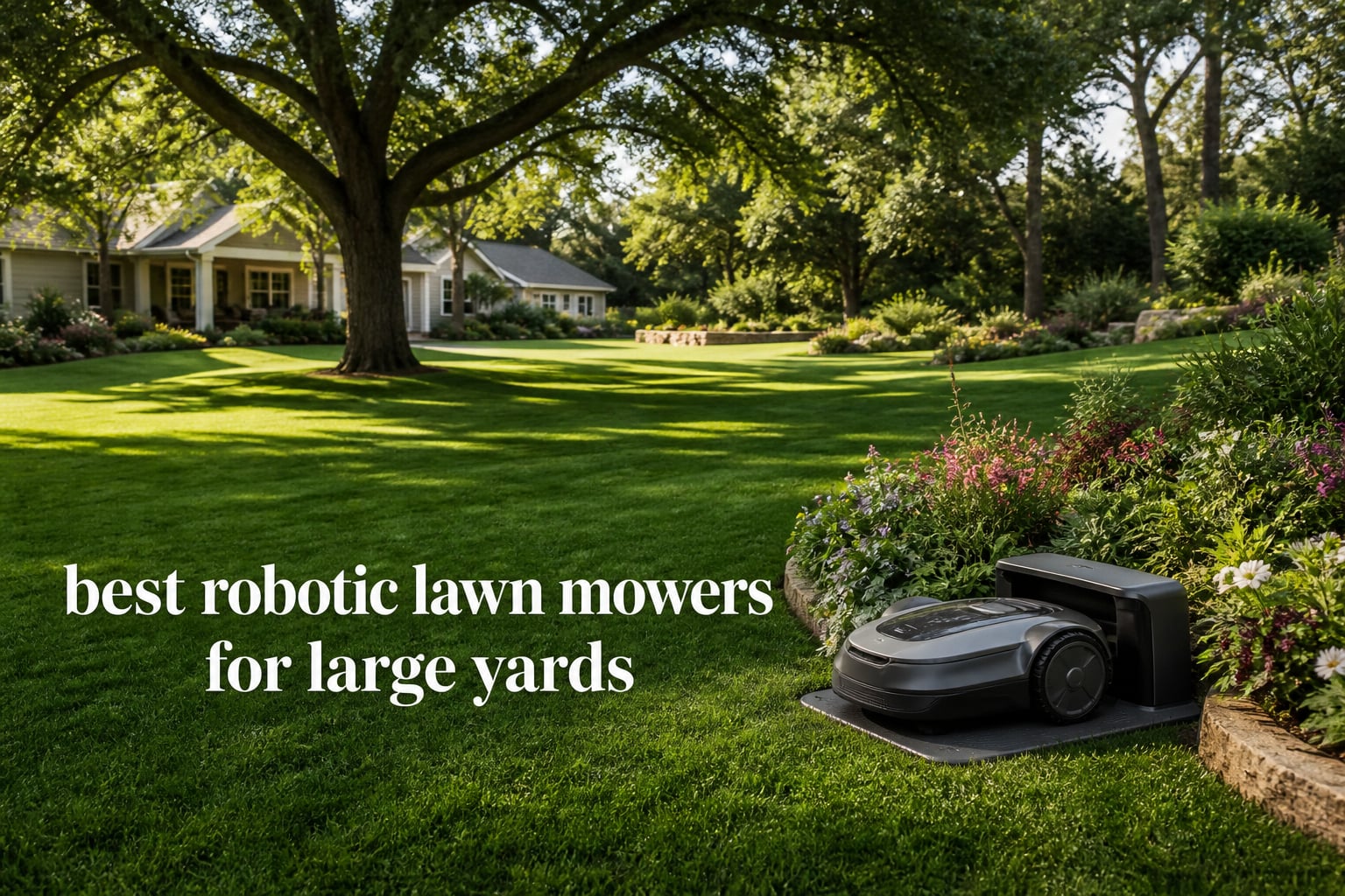best robotic lawn mowers for large yards