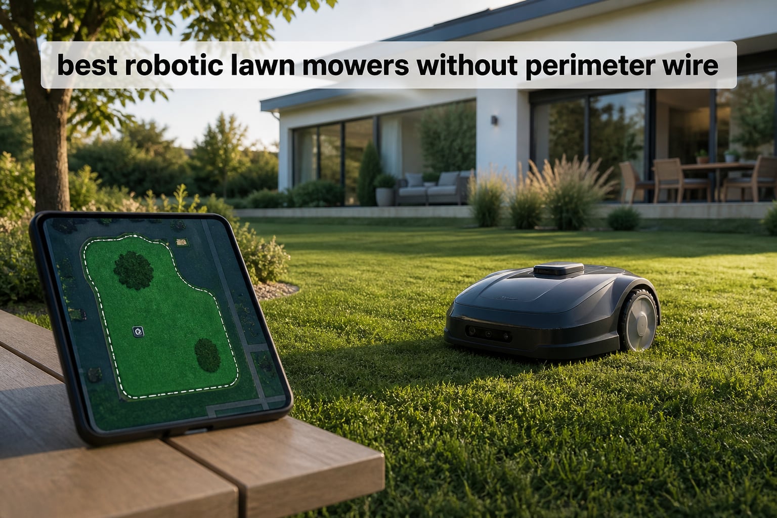 best robotic lawn mowers without perimeter wire