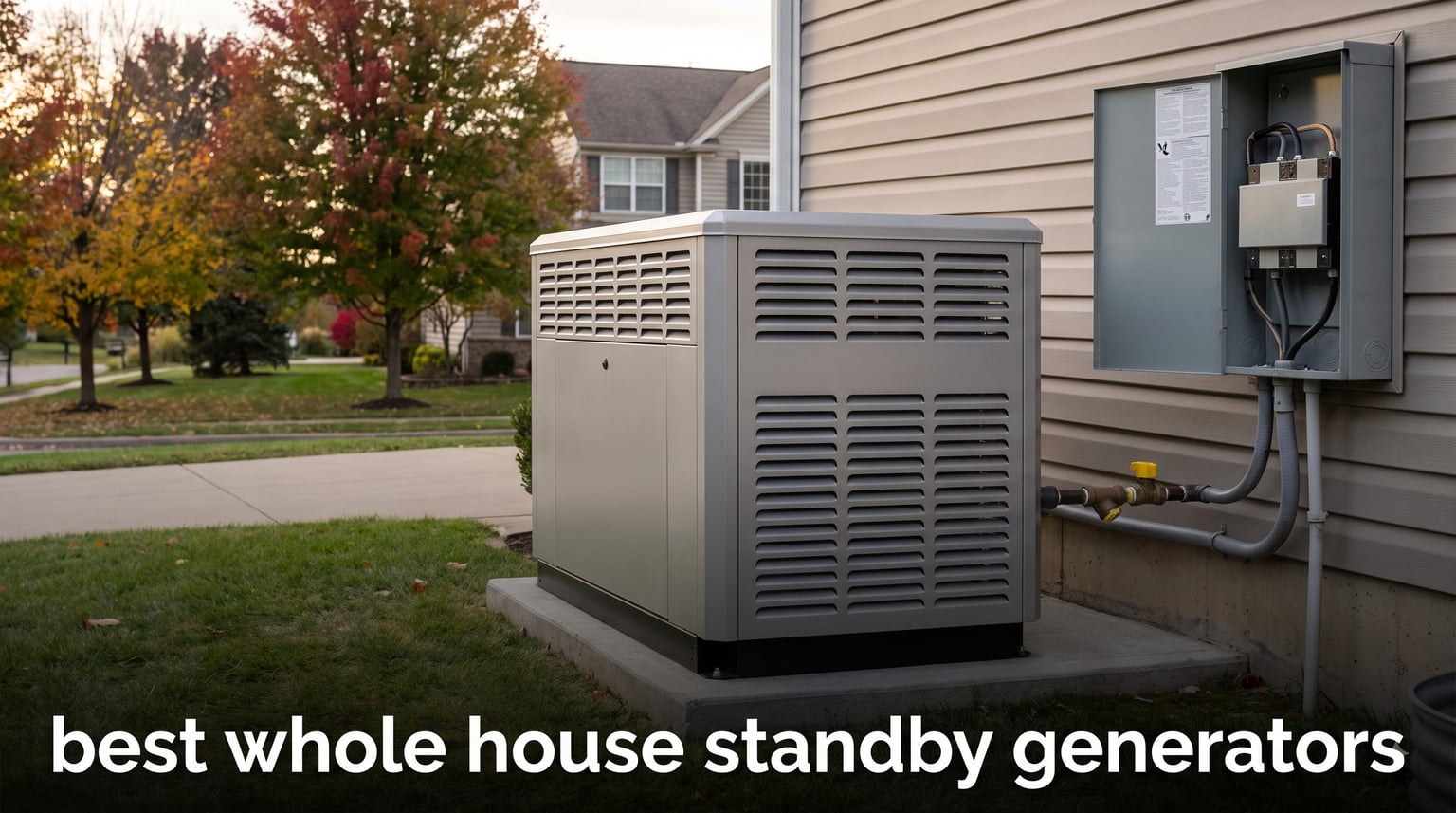 best whole house standby generators