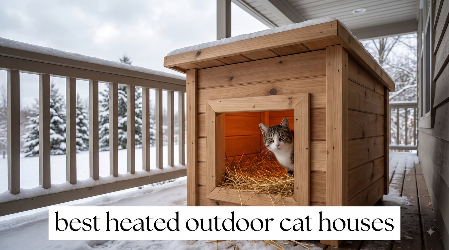 best heated outdoor cat houses