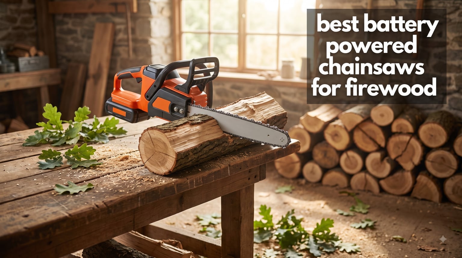 best battery powered chainsaws for firewood