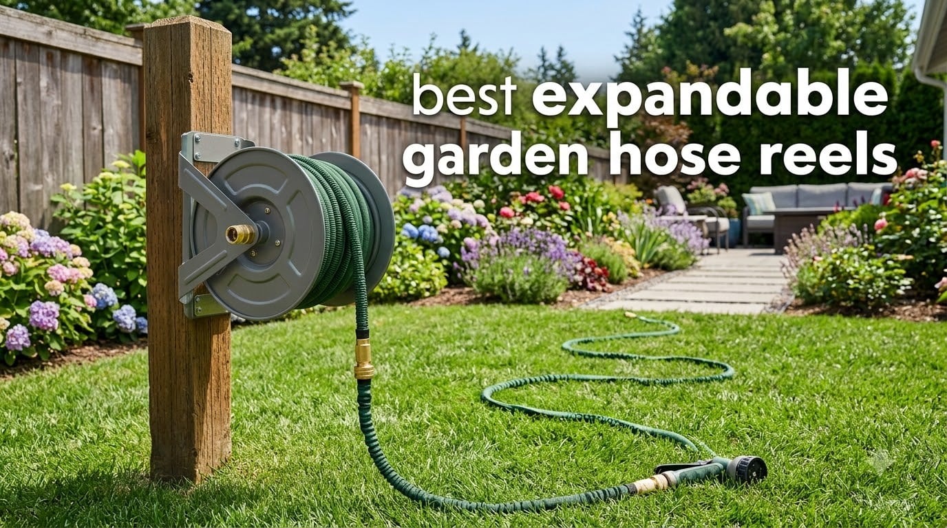 best expandable garden hose reels