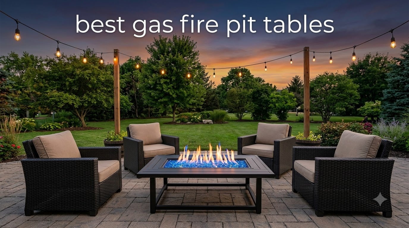 best gas fire pit tables