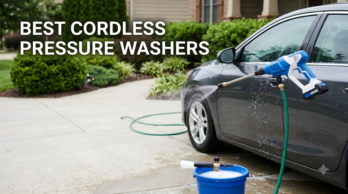 best cordless pressure washers
