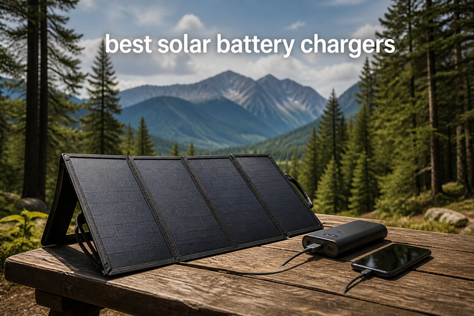 best solar battery chargers