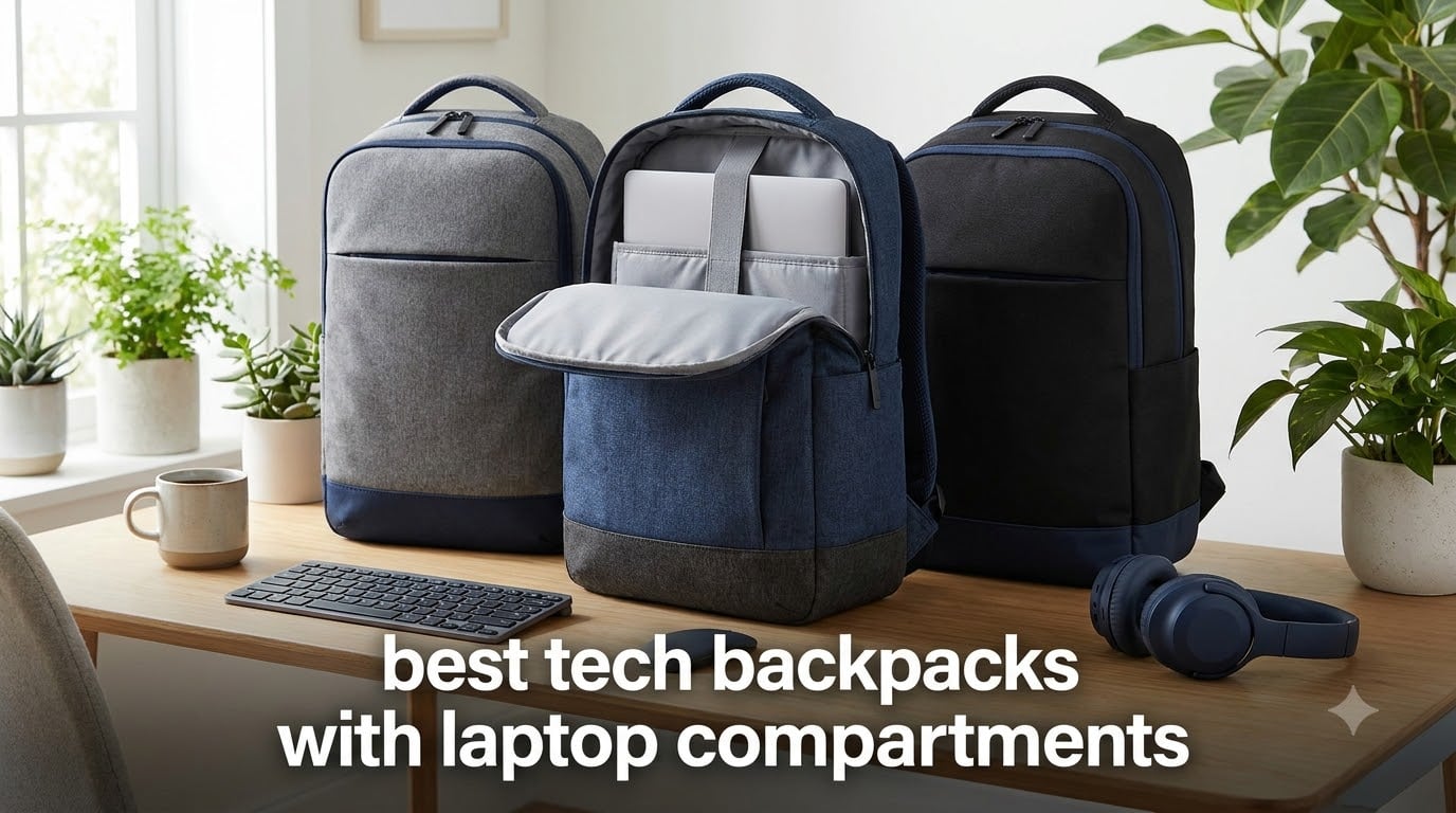 best tech backpacks with laptop compartments