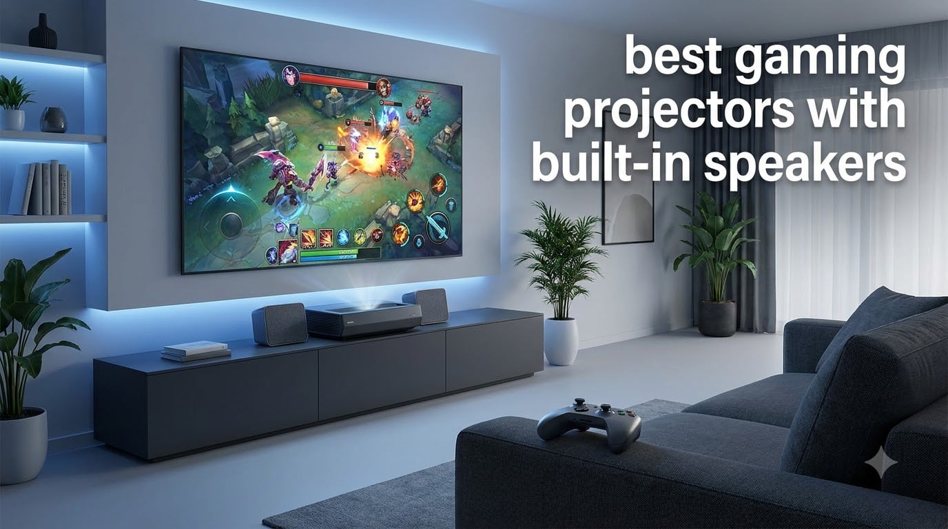 best gaming projectors with built-in speakers