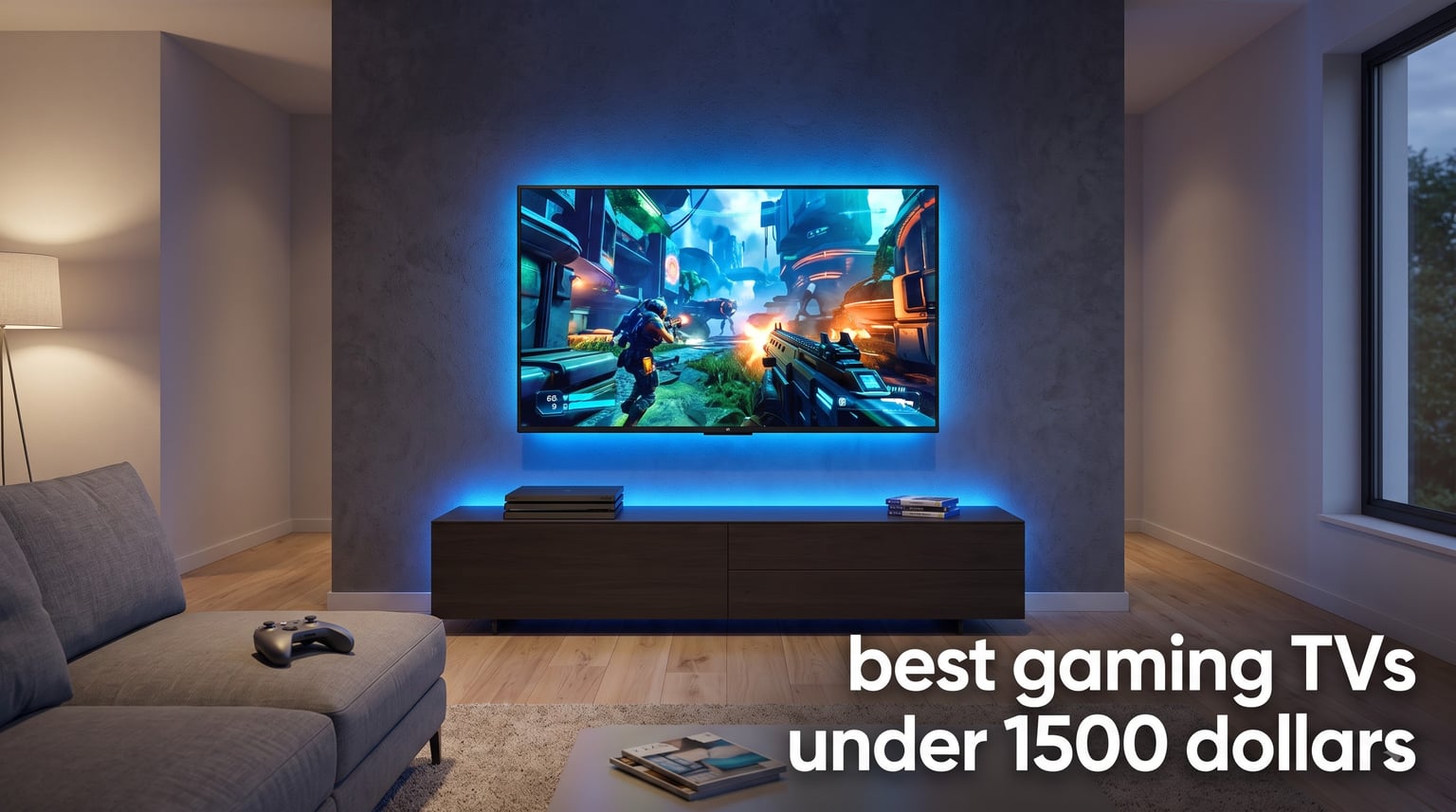 best gaming TVs under 1500 dollars