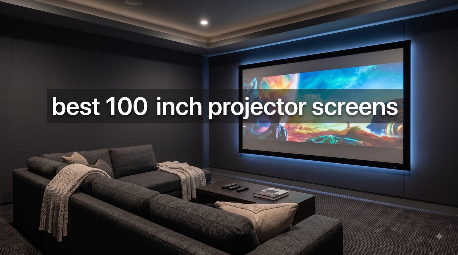 best 100 inch projector screens