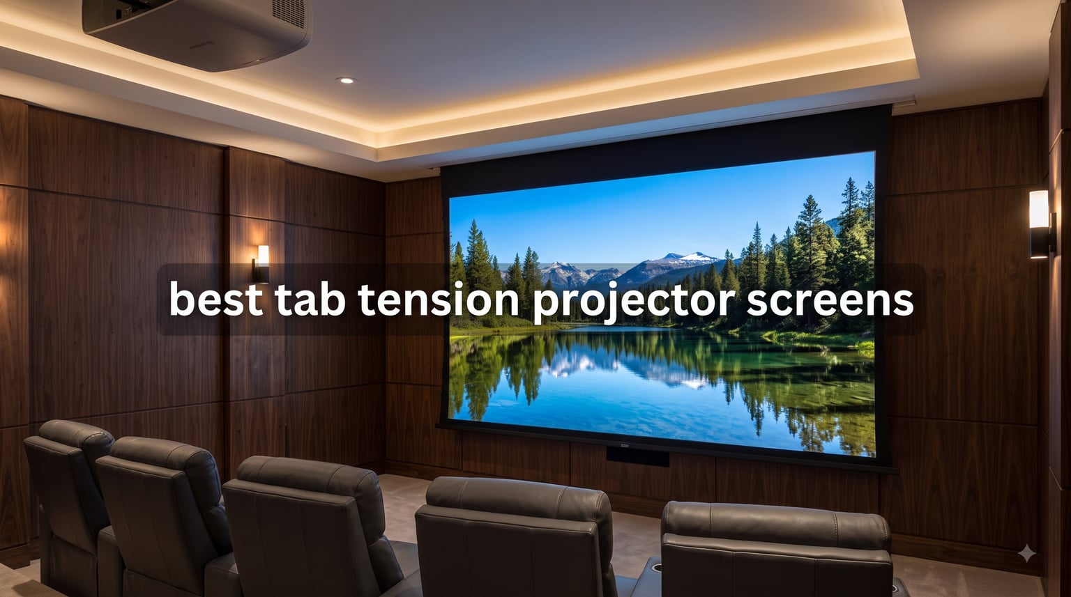 best tab tension projector screens
