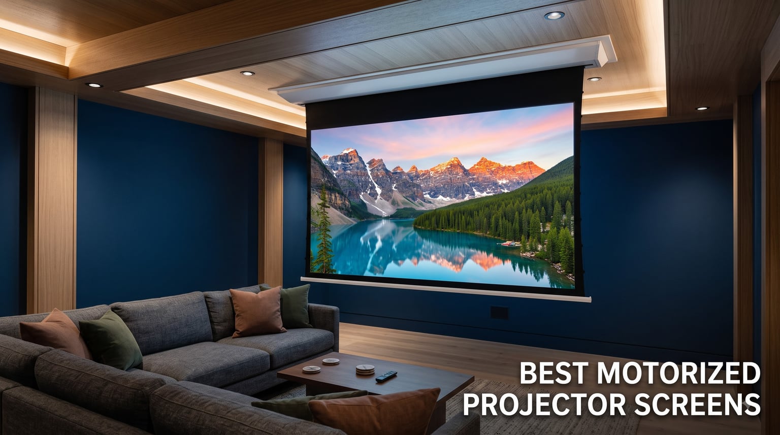 best motorized projector screens
