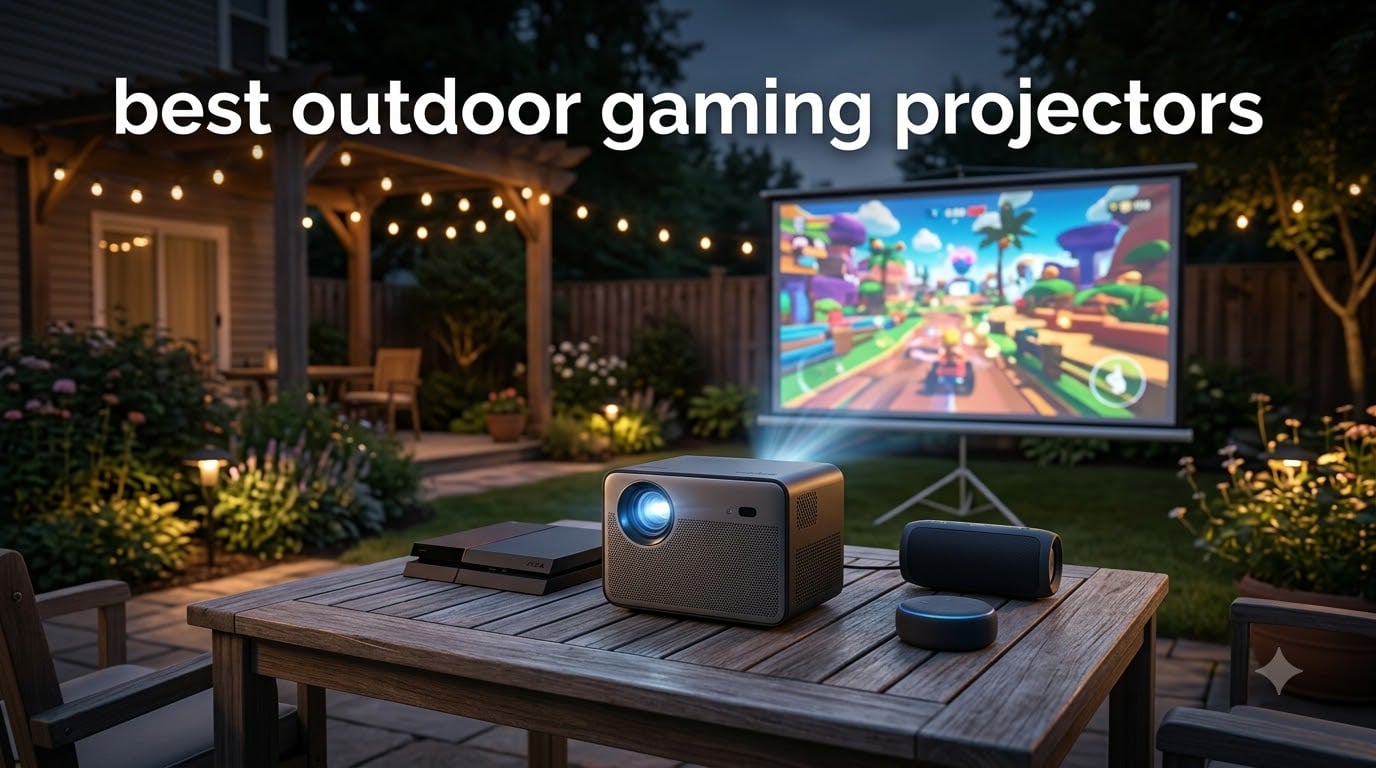 best outdoor gaming projectors