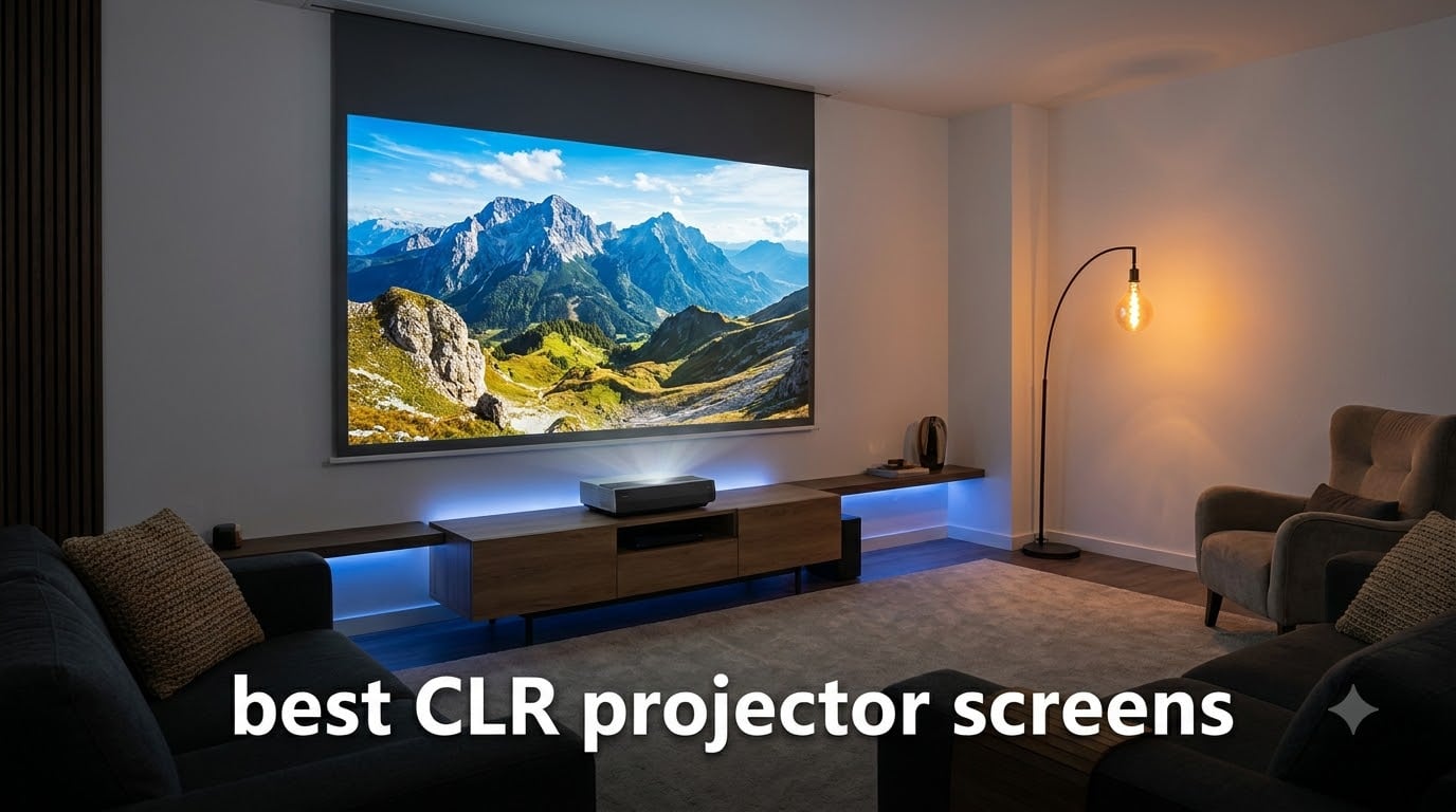 best CLR projector screens