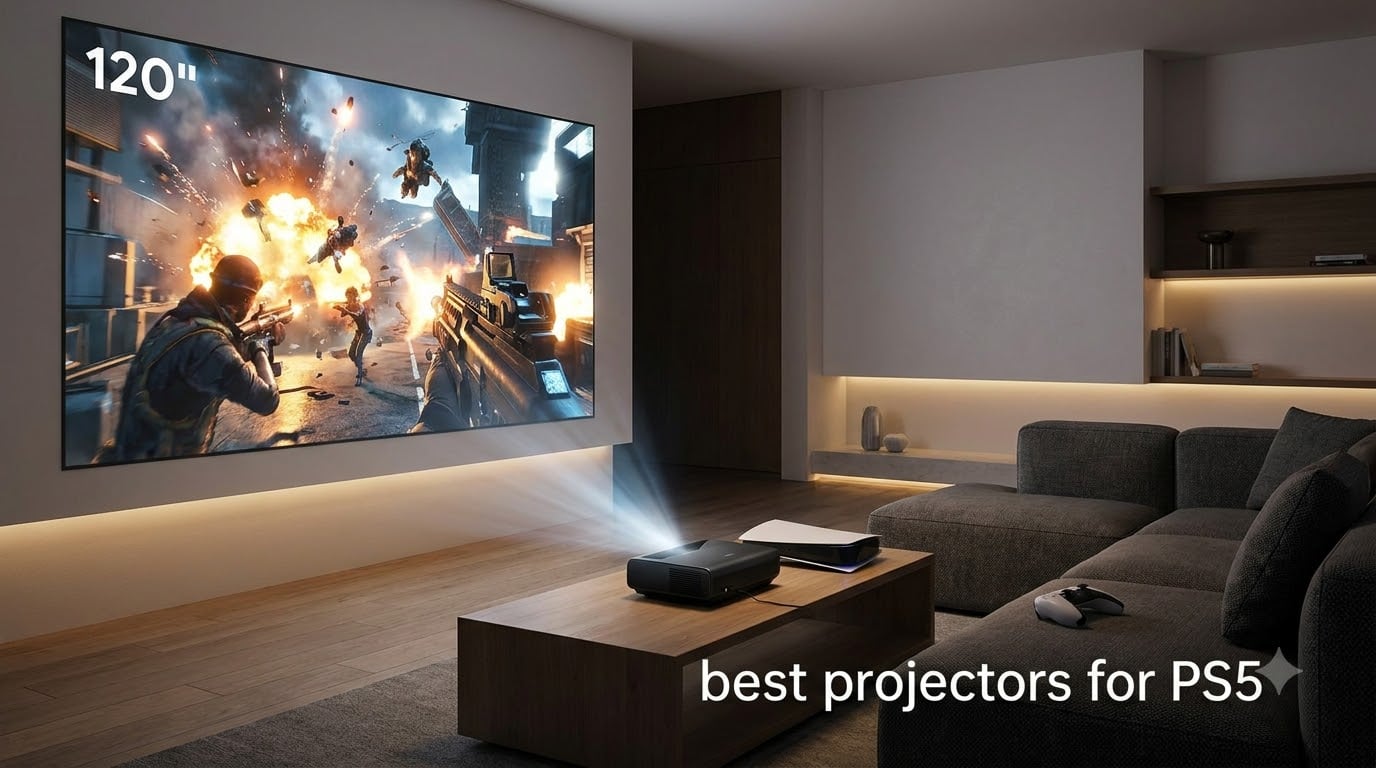 best projectors for PS5