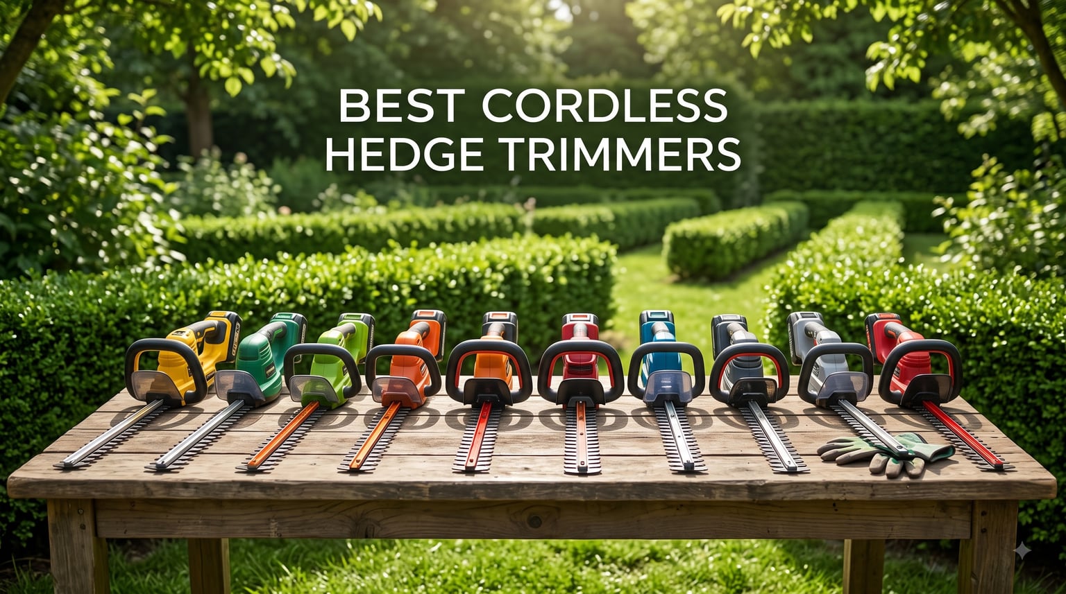 best cordless hedge trimmers
