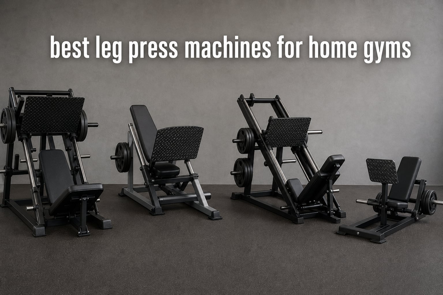 best leg press machines for home gyms