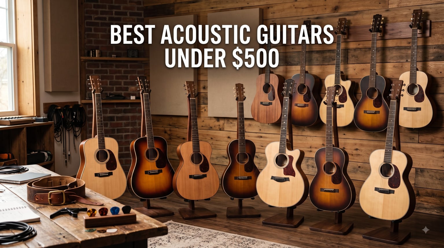 best acoustic guitars under $500