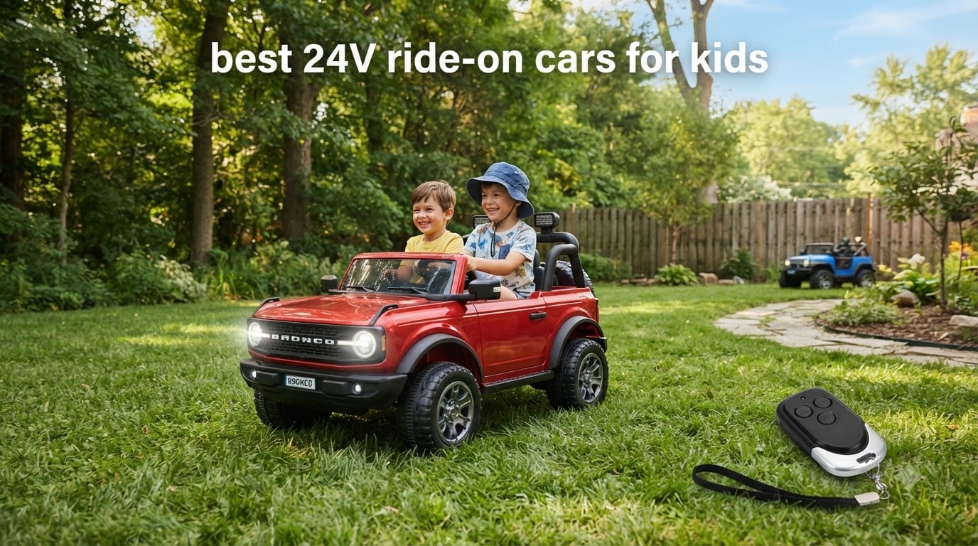 best 24V ride-on cars for kids