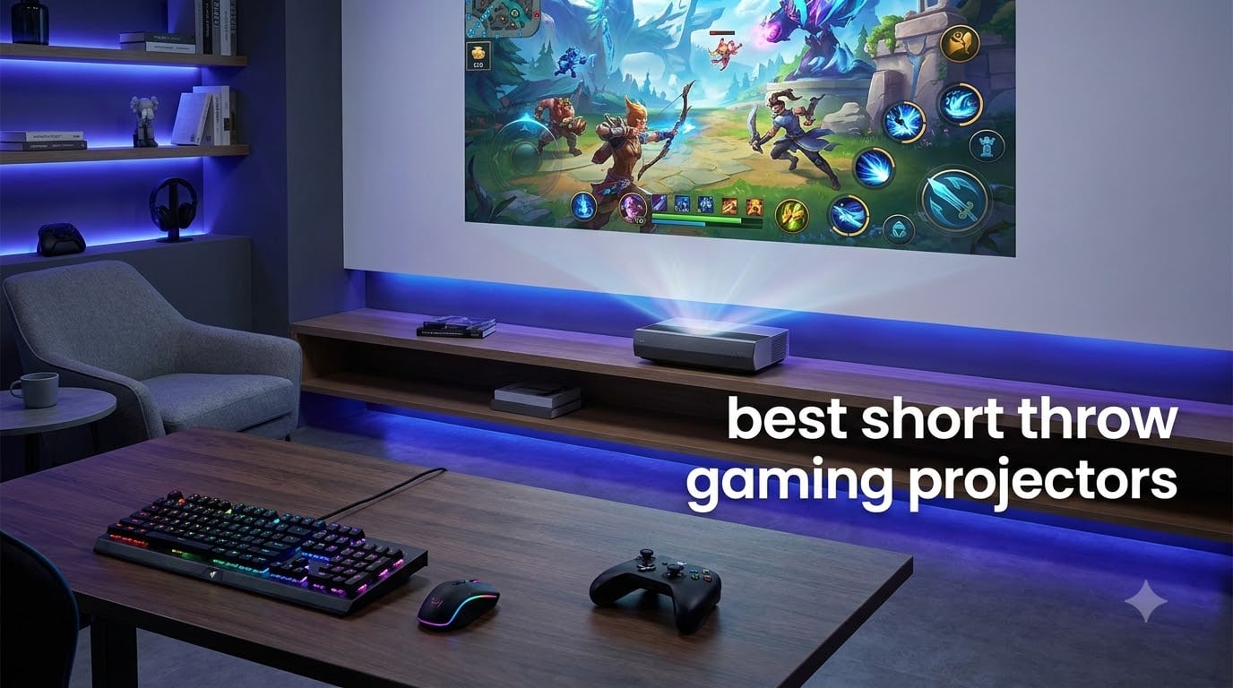 best short throw gaming projectors