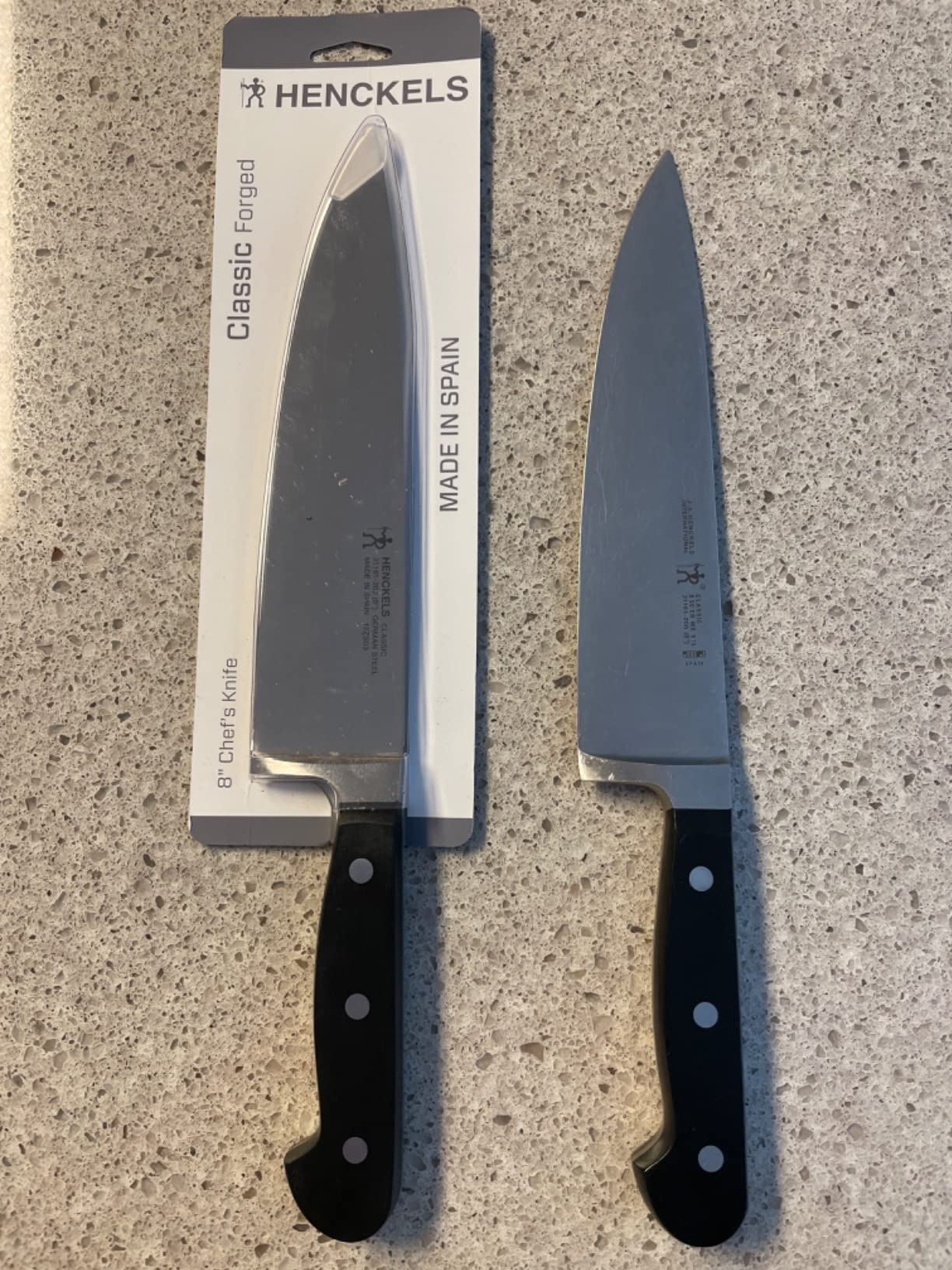 HENCKELS Classic 8-Inch Chef Knife, Razor-Sharp, German Engineered customer photo 2