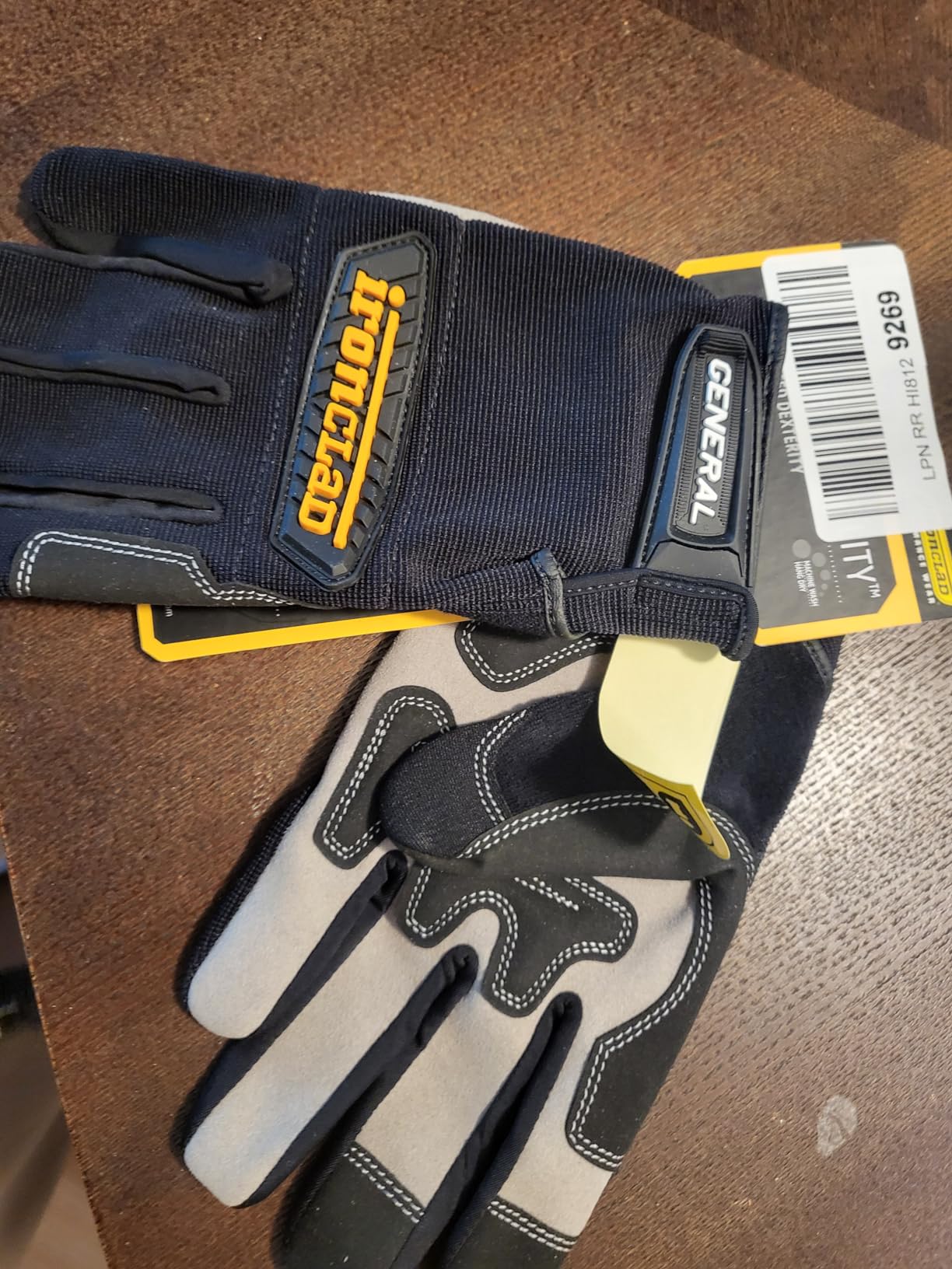 Ironclad General Utility Work Gloves GUG, All-Purpose, Performance Fit, Durable, Machine Washable (1 Pair) Black customer photo 1