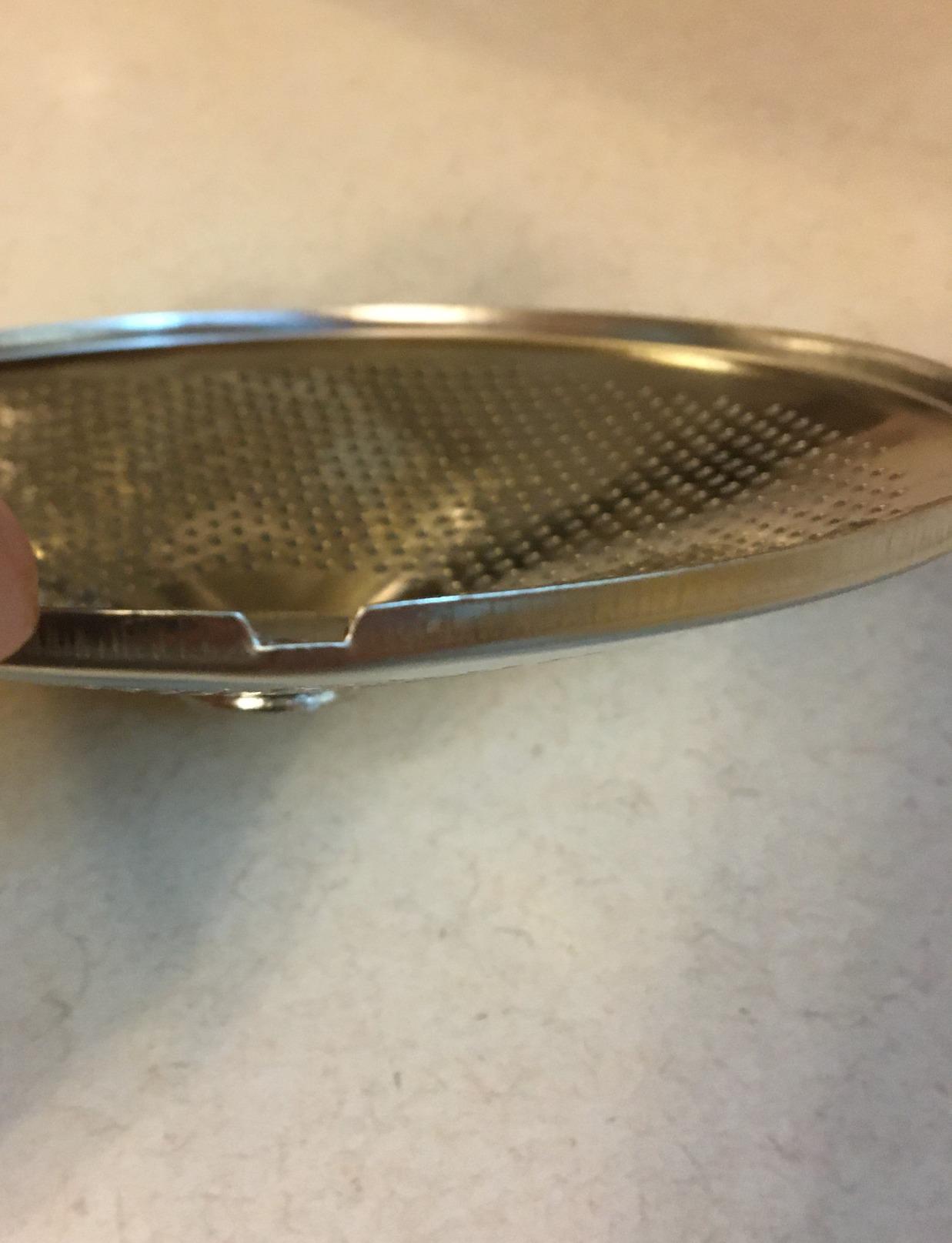 Küchenprofi Stainless Steel Food Mill, Silver, Large, 18/10 Steel, 4 Interchangeable Discs, Strainer for Sauce, 15.5x8.75x4.75 inches, 0.4 kg customer photo 1