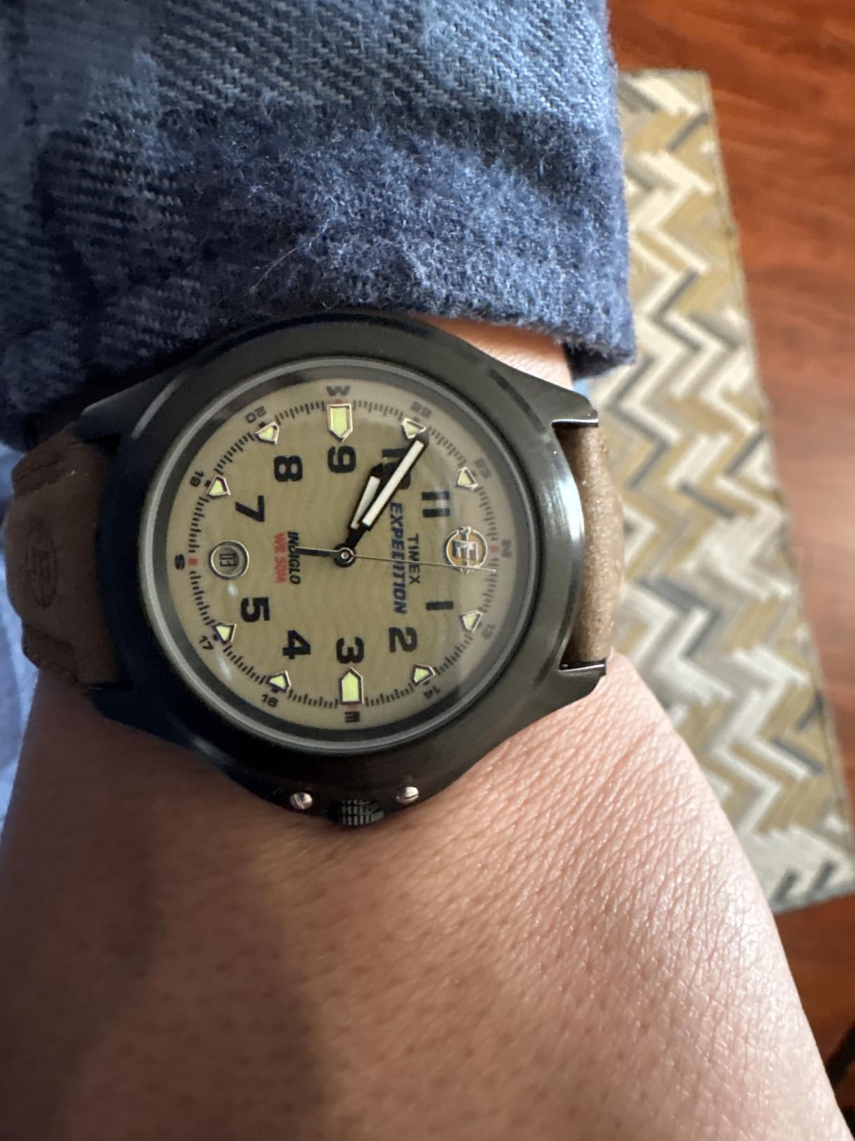 Timex Expedition Metal Field 40mm Men’s Analog Watch | Luminous Hands | 24 Hour Time | Quick Date Function | Rugged Outdoor Watch | 50M Water Resistance customer photo 2