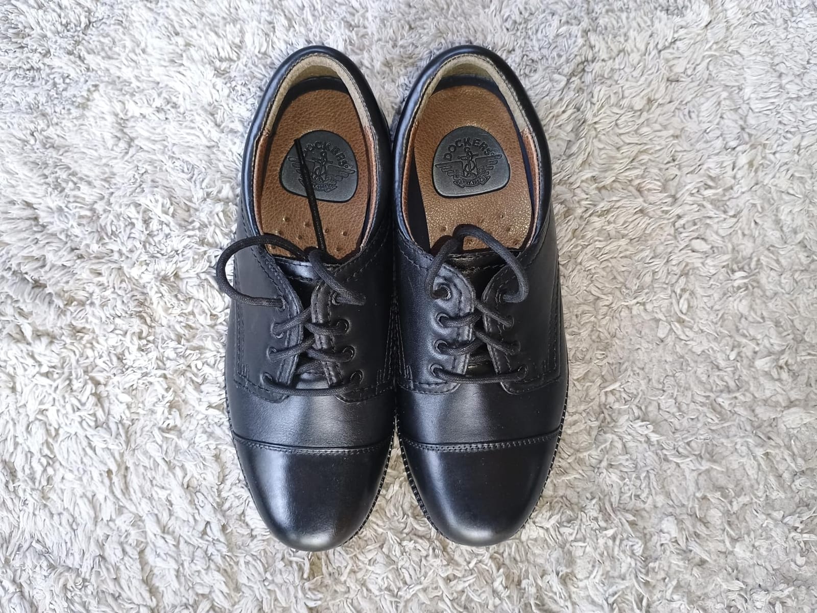 DOCKERS Gordon Leather Dress Shoes for Men Casual Cap Toe Mens Oxford Shoes customer photo 1
