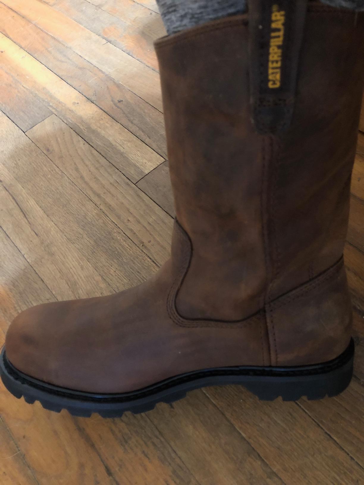 CAT Men's Revolver Pull-on Steel Toe Construction Boot customer photo 1