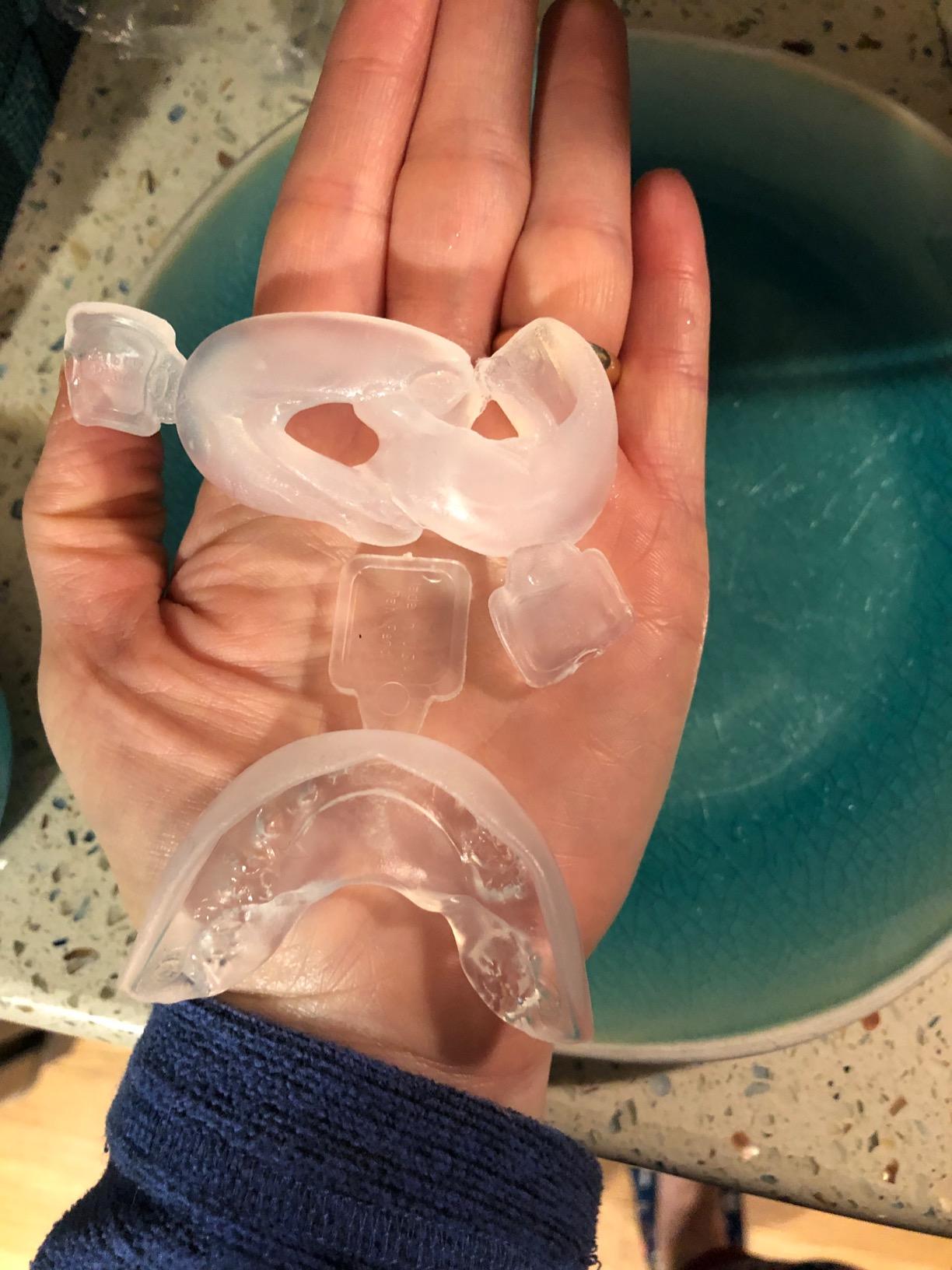 D.I.Y(Do It Yourself) Moldable Thermofitting Teeth Whitening Trays- 3 trays customer photo 1