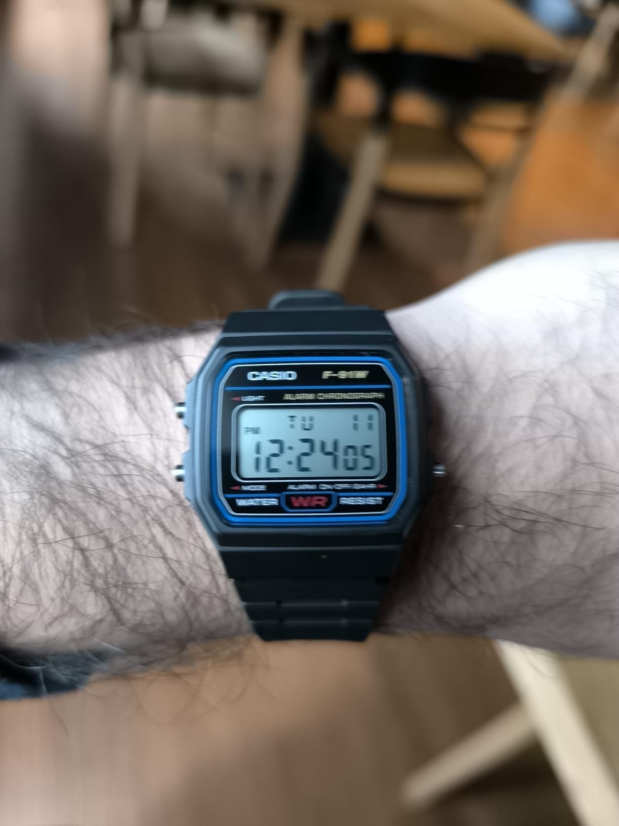 Casio F91W Series | Digital Watch | Water Resistant | LED Light | 1/100 SEC Stopwatch | Regular Time Keeping (HR, Min, SEC, PM, Date, Day) | Daily Alarm | Lightweight | 7 Year Battery customer photo 1