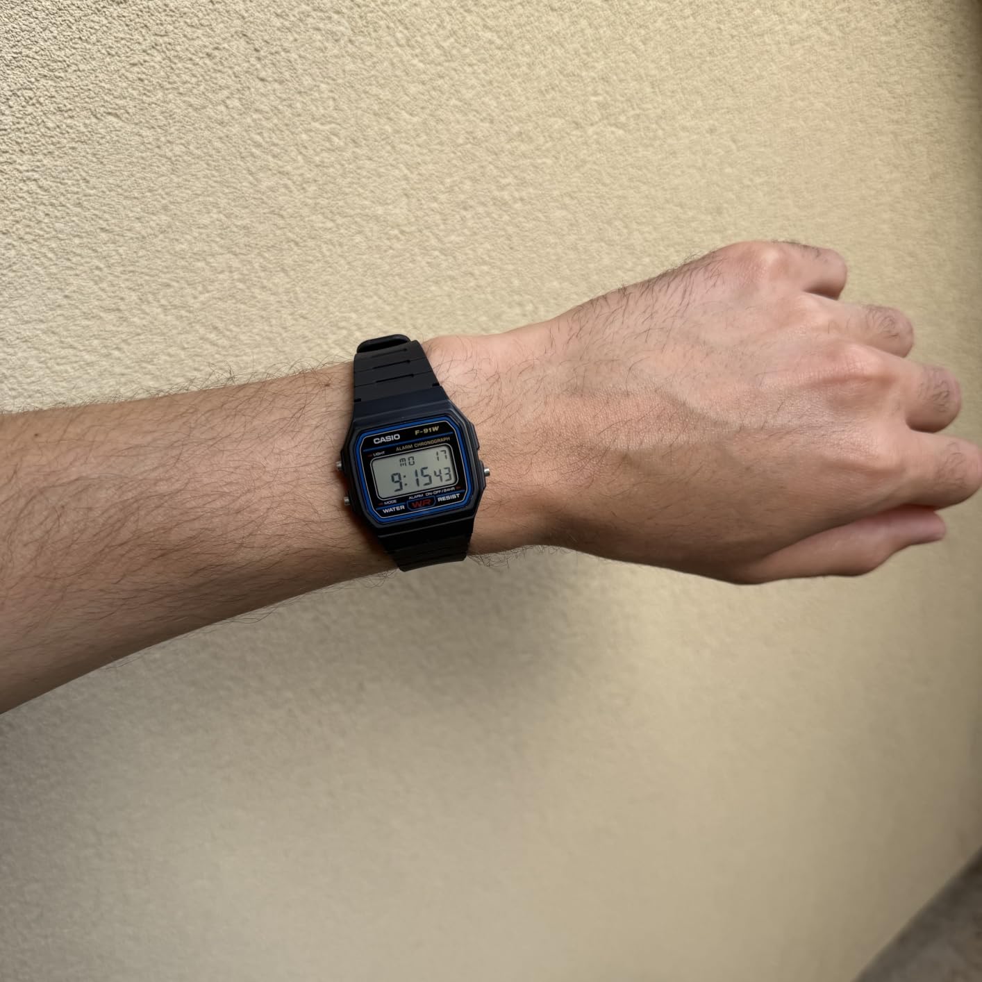 Casio F91W Series | Digital Watch | Water Resistant | LED Light | 1/100 SEC Stopwatch | Regular Time Keeping (HR, Min, SEC, PM, Date, Day) | Daily Alarm | Lightweight | 7 Year Battery customer photo 2