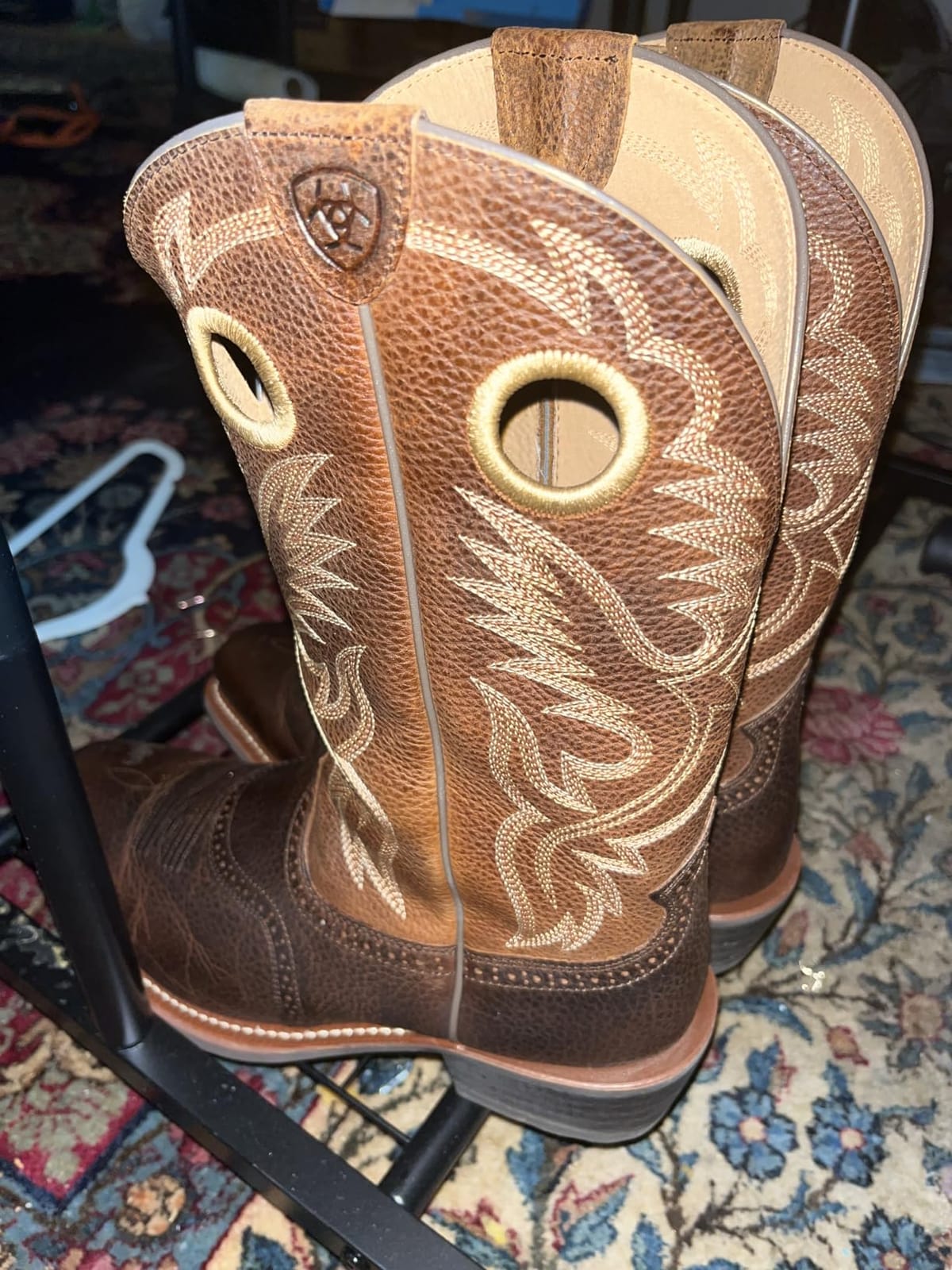 Ariat Heritage Roughstock Western Boot - Men's Square Toe Leather Work Boot customer photo 2