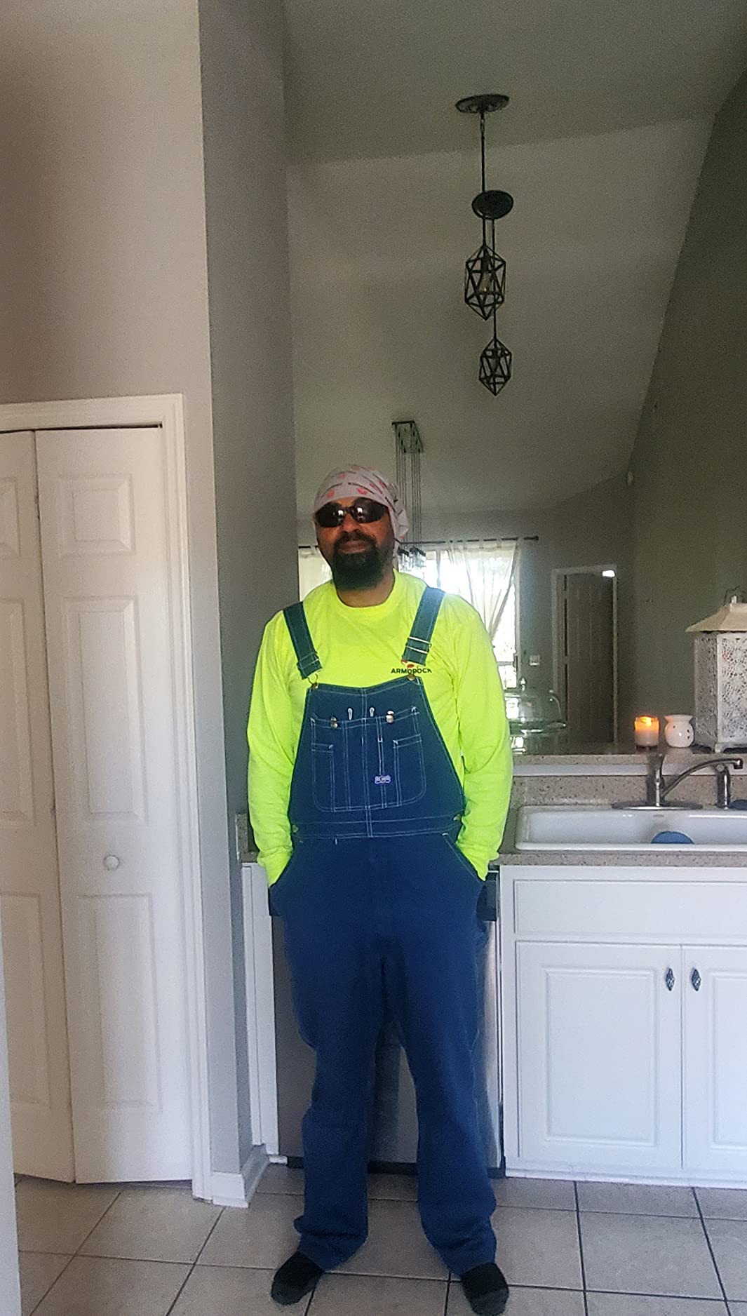 Big Smith Men's Rigid Denim Bib Overall customer photo 2