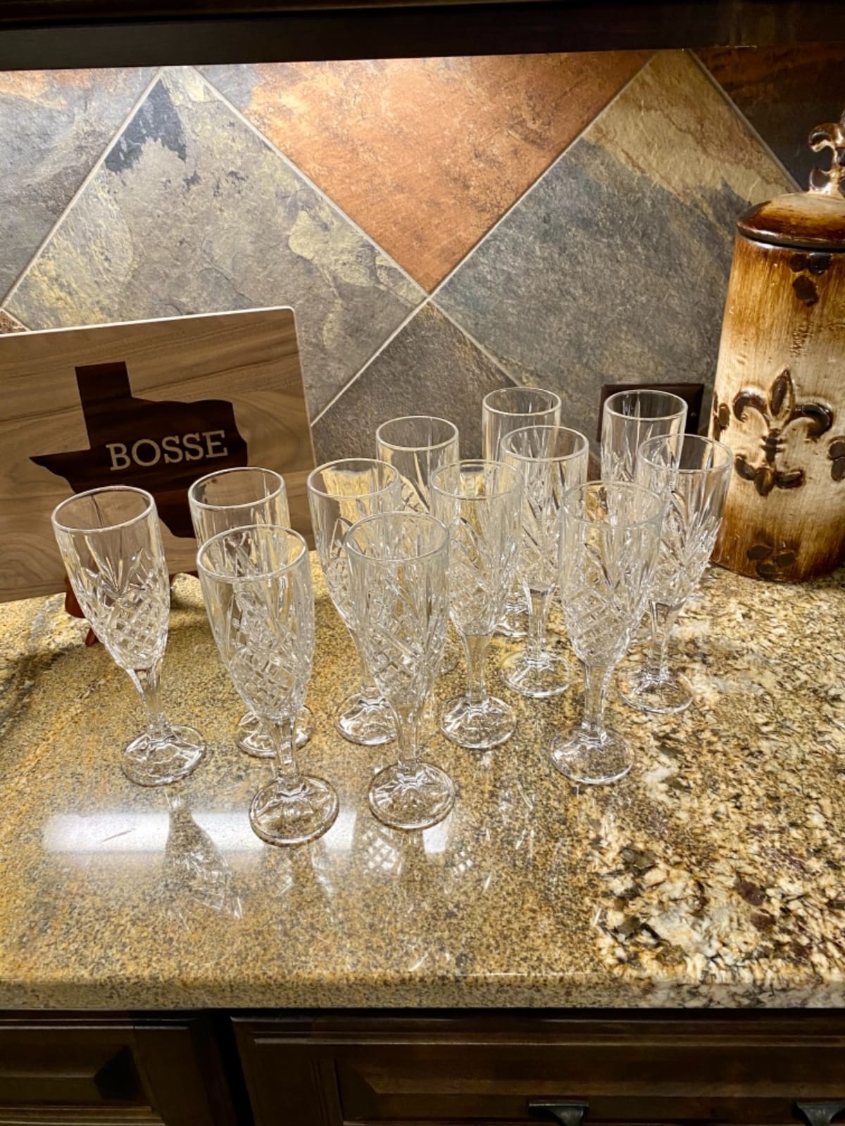 Godinger Champagne Flutes, Wine Glasses, Champagne Glasses, Holiday Glasses, Dublin Collection - Set of 12 customer photo 1