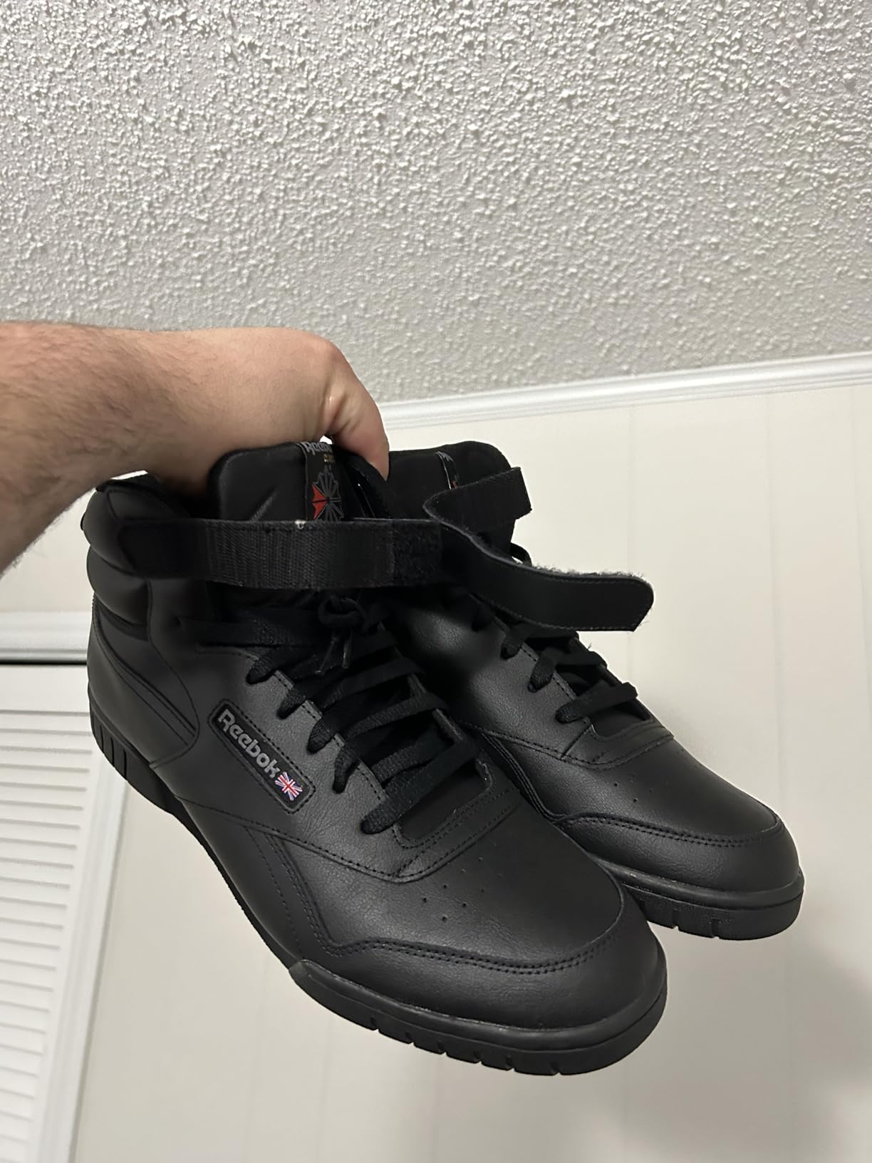 Reebok EX-O-FIT HI High Top Basketball Shoes for Men, Retro Men's Sneakers customer photo 1