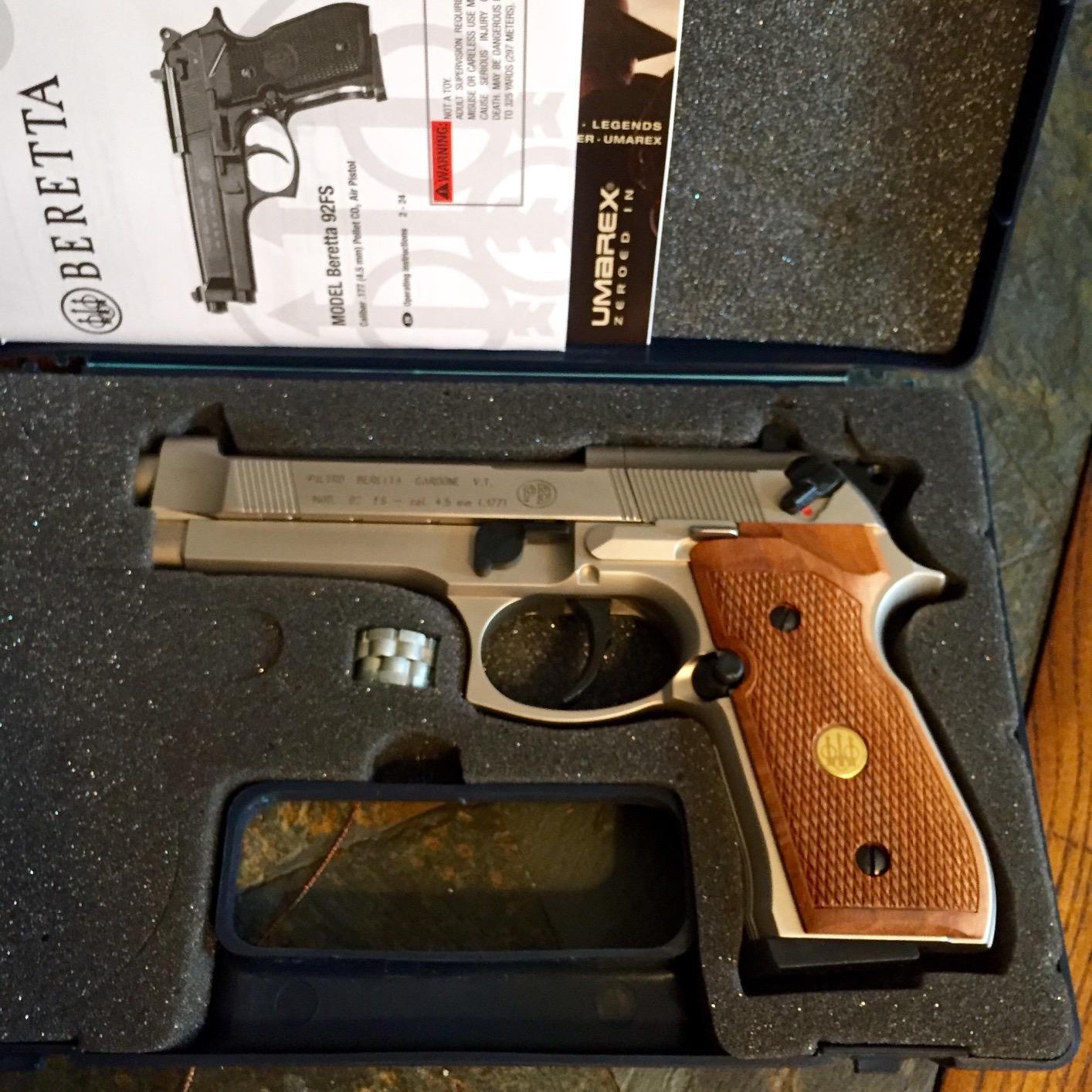 Beretta M 92 FS All Metal .177 Caliber Pellet Gun Air Pistol customer photo 2