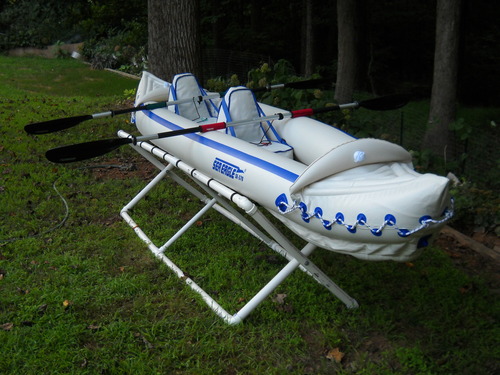 Sea Eagle 370 Pro 3 Person Inflatable Sport Kayak with Pro Package Includes Paddles, Deluxe Seats, Pump, and Carry Bag customer photo 2