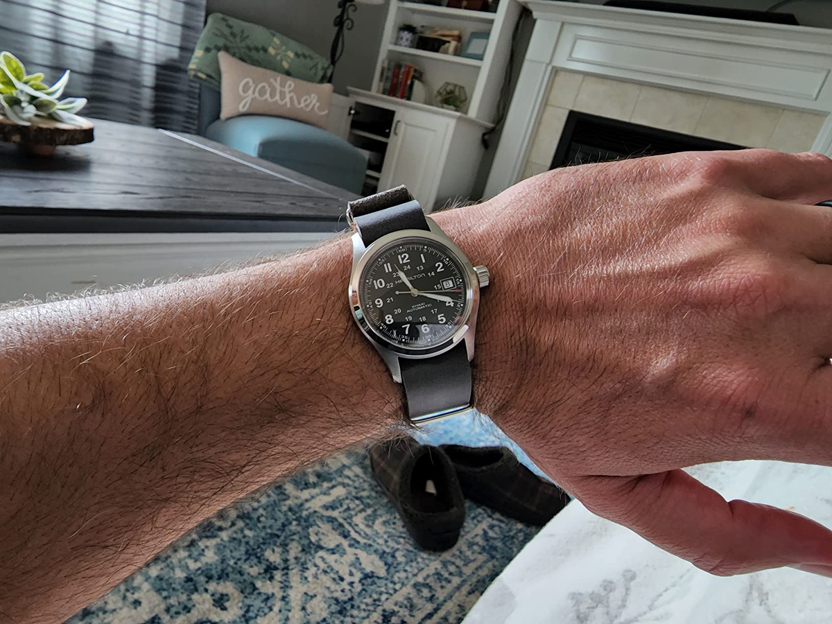 Hamilton Khaki Field Automatic Men's Watch, 38mm Stainless Steel Case customer photo 1