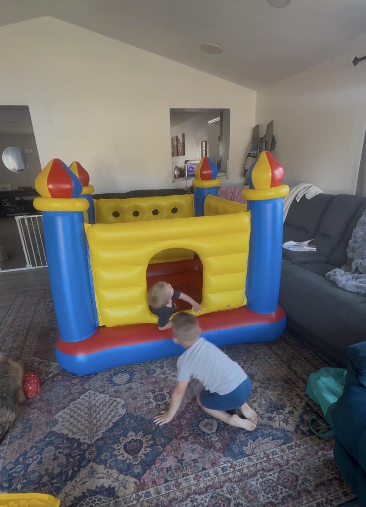 INTEX Jump-O-Lene Inflatable Bouncy Castle for Kids Ages 3-6 customer photo 2