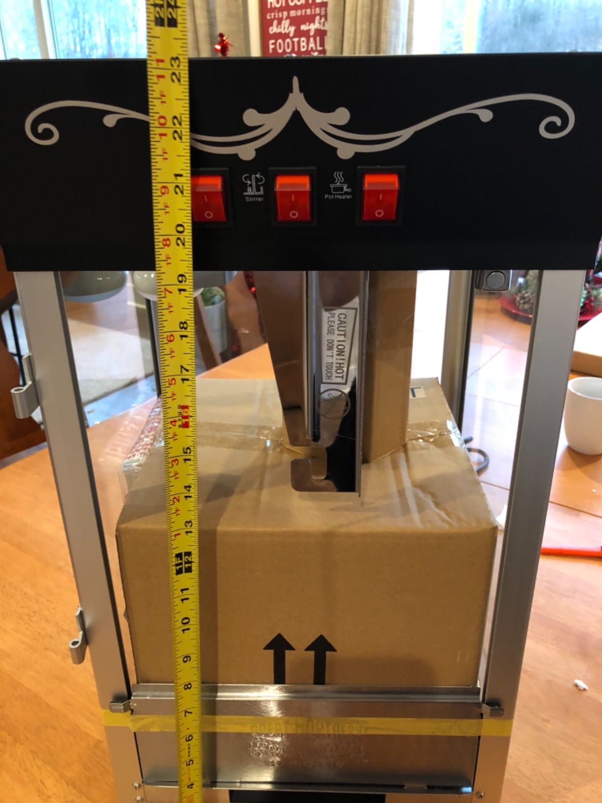 Great Northern Popcorn Matinee 8oz Popcorn Machine, Black customer photo 1