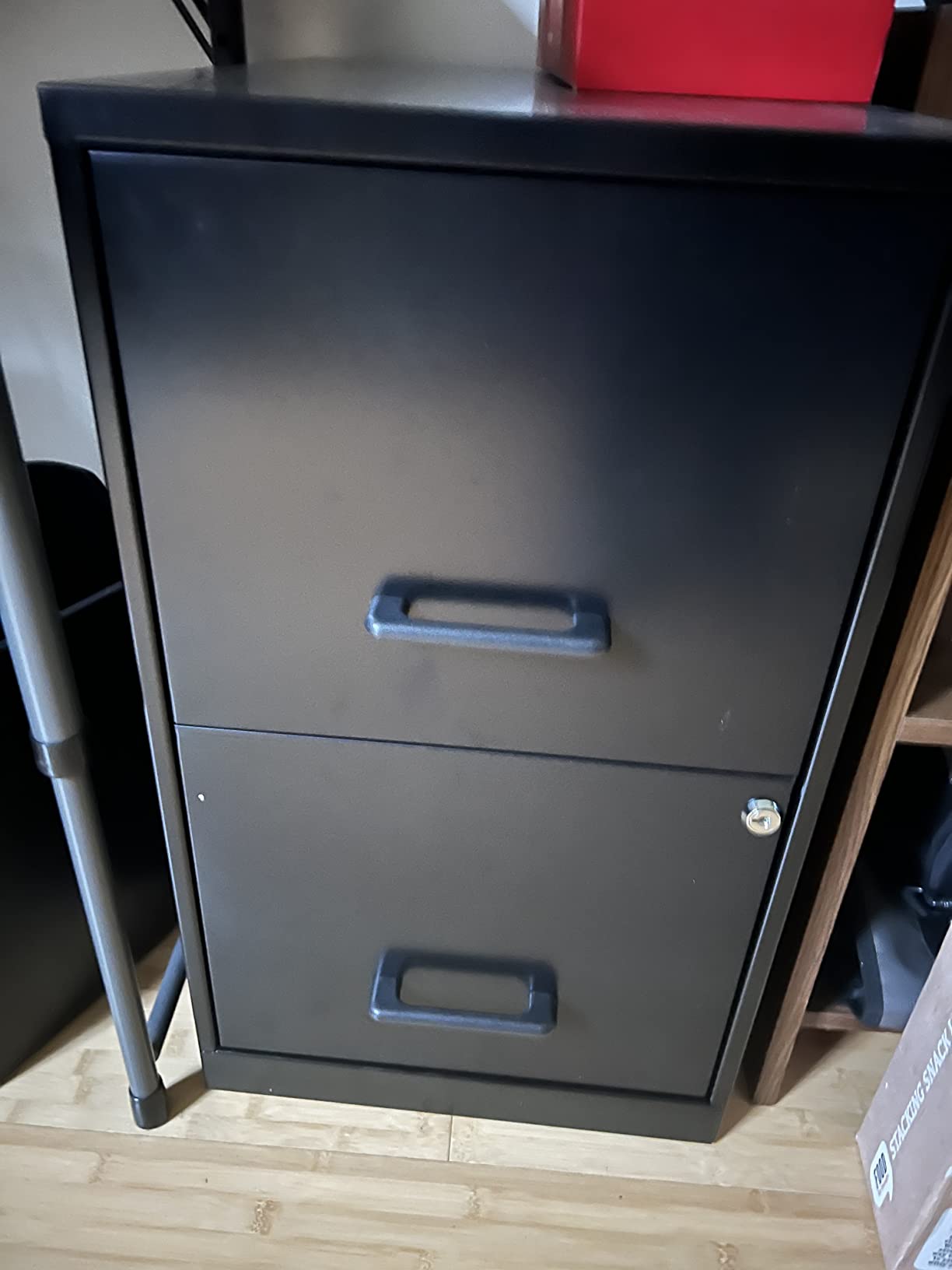 NuSparc 2 Drawer Locking Filing Cabinet | Pre-Assembled Steel Construction | Space-Saving Design is Perfect for Home and Small Office | Letter-Size | Assembled in North America customer photo 2