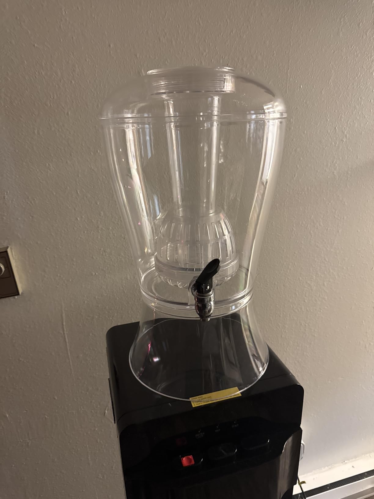 CreativeWare 3 Gallon Beverage Dispenser With Ice Cylinder And Fruit Infuser customer photo 1