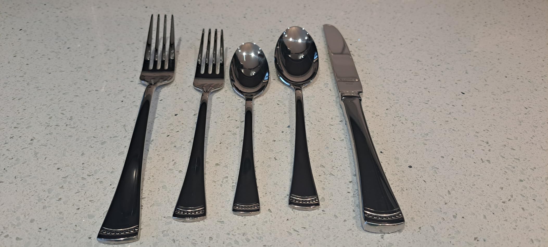 Lenox Portola 65-Piece 18/10 Silverware Set for 12, Flatware customer photo 2