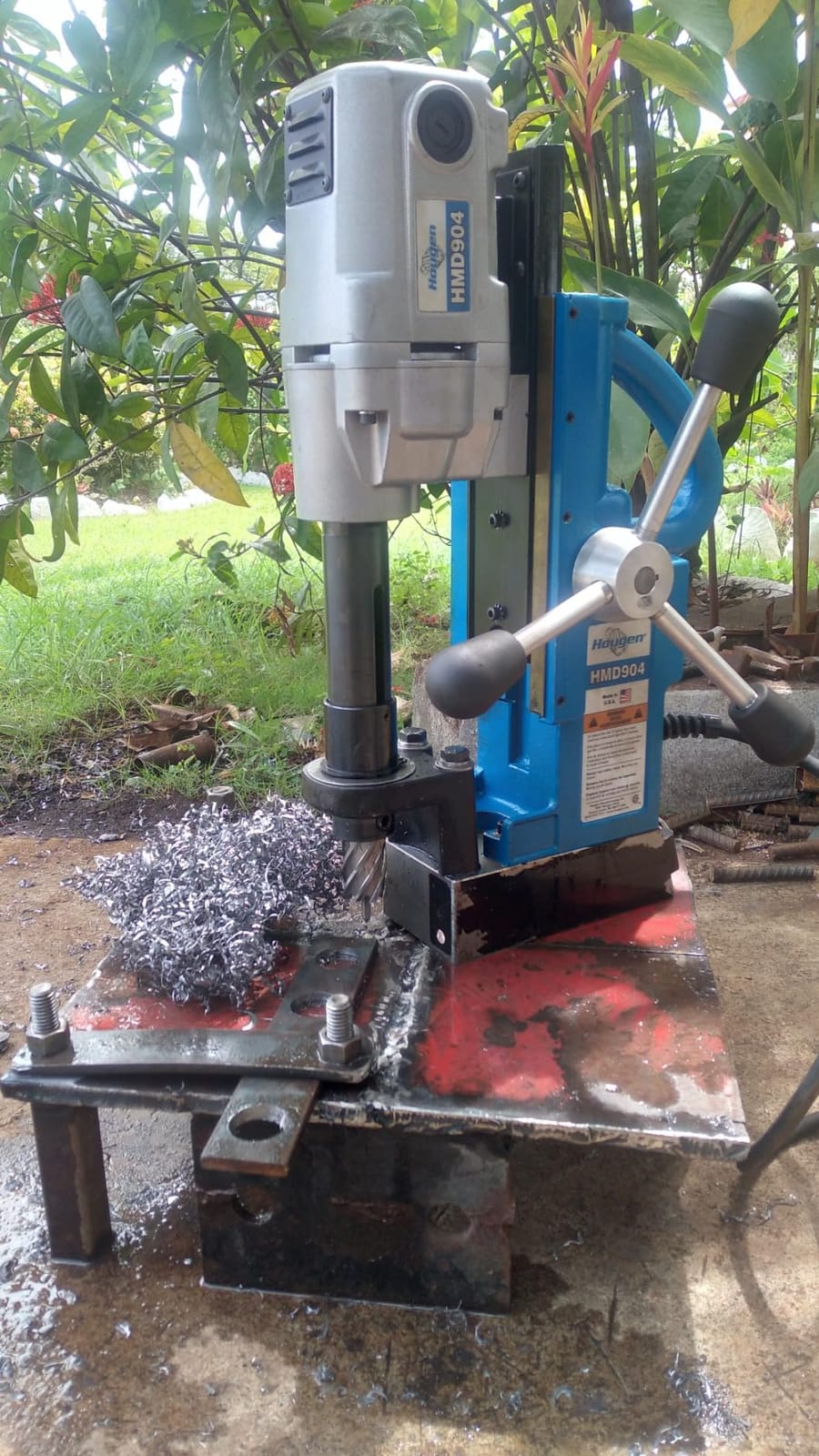 Hougen HMD904 115-Volt Magnetic Drill customer photo 1
